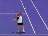 court du jeu tennis - indoor