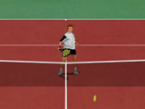 indoor hard tennis court