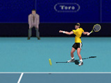 NewLine synthetic tennis court