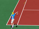 indoor hard tennis court