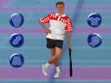 Entra&icirc;nement de tennis