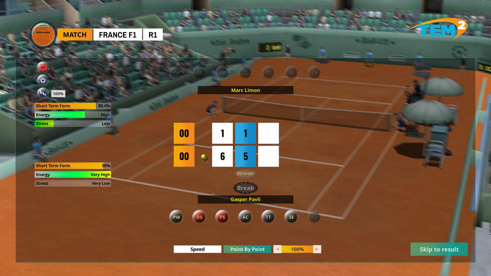 Tennis Manager Game