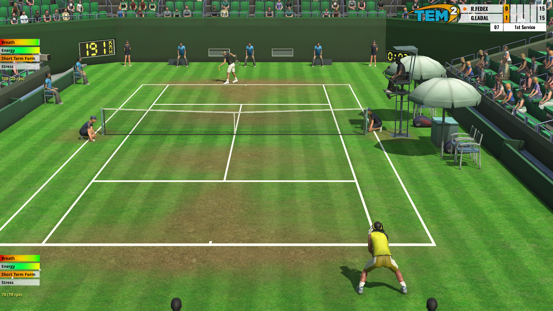 Tennis Manager Game